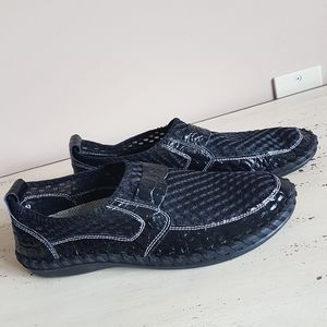 Summer Leather and Mesh Loafers